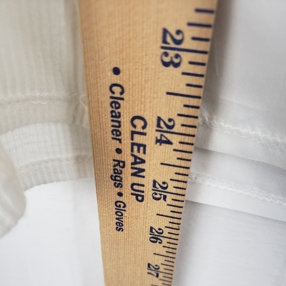 Two by Vince Camuto Off White Long Sleeve Shirt Sz XS - Picture 7 of 9